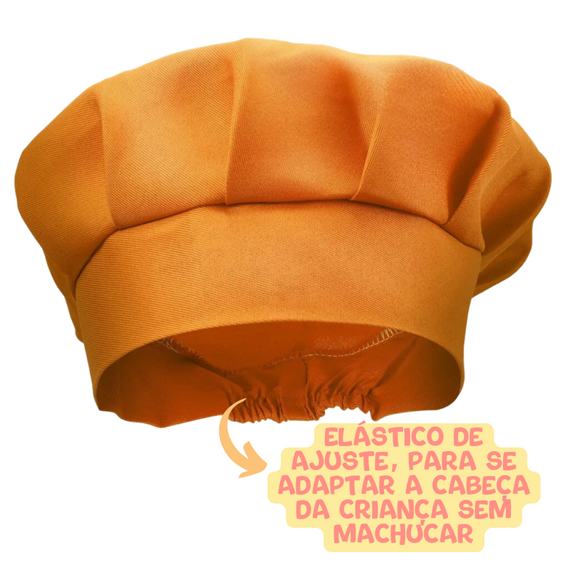 Avental Infantil Ajustável Chef de Cozinha