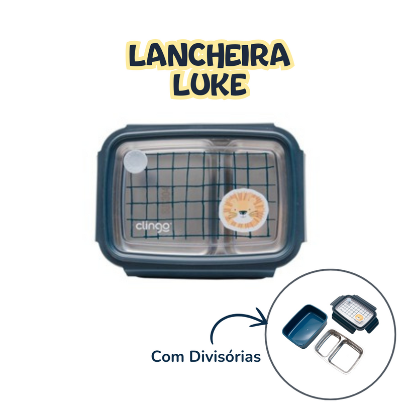 Lancheira Bento Box Inox Com Divisórias Anti Vazamento