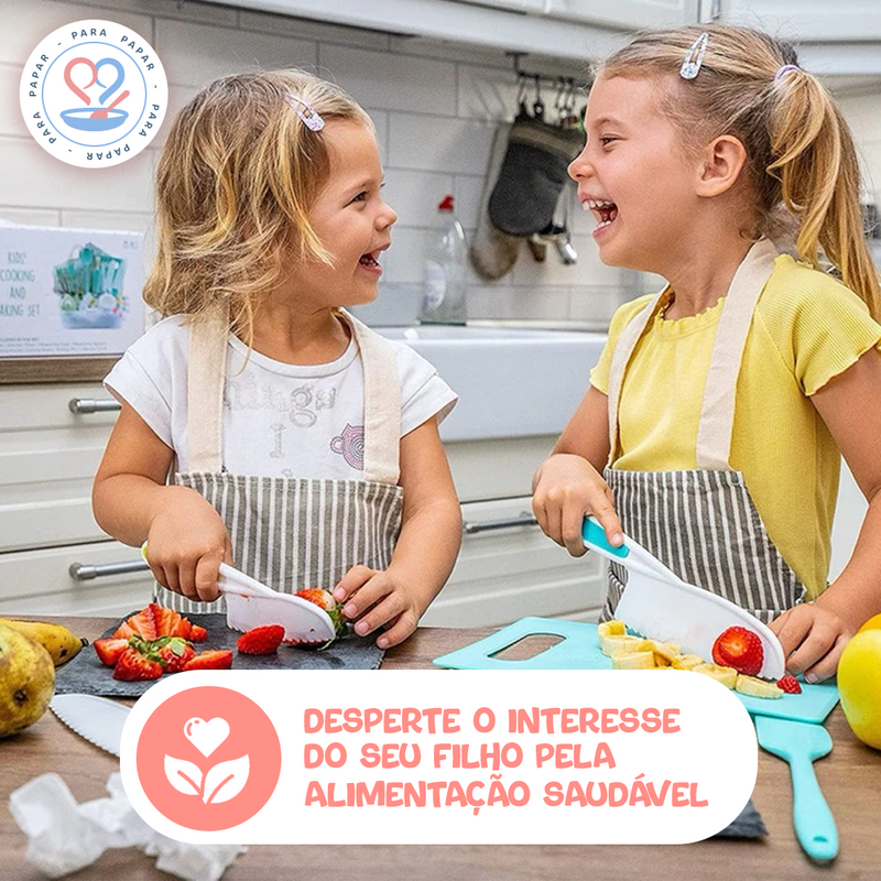 Kit de Autonomia Infantil Cozinha Montessori